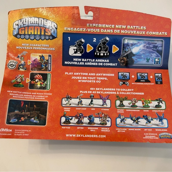Open Box Skylanders Giants Battle Pack Chop Chop Dragonfire Cannon Shroo… - Picture 3 of 4